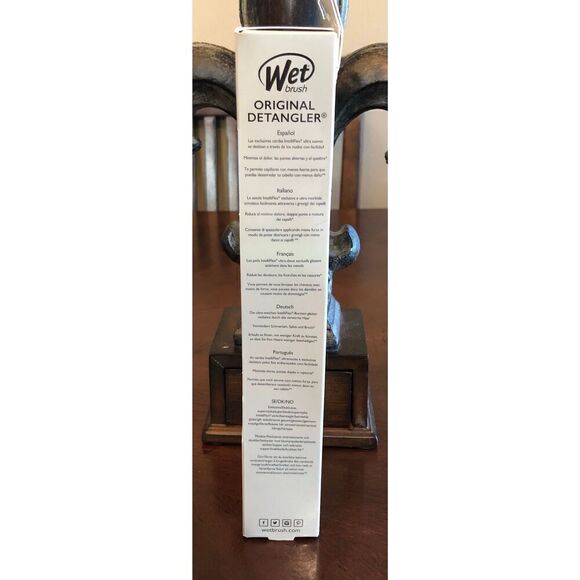 WET BRUSH - NWT - Wet Brush Original Detangler in Techno Stone Brown - Picture 6 of 13